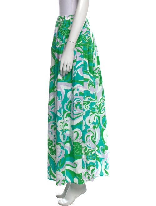 Emilio Pucci Floral Print Midi Length Skirt