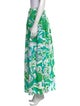 Emilio Pucci Floral Print Midi Length Skirt