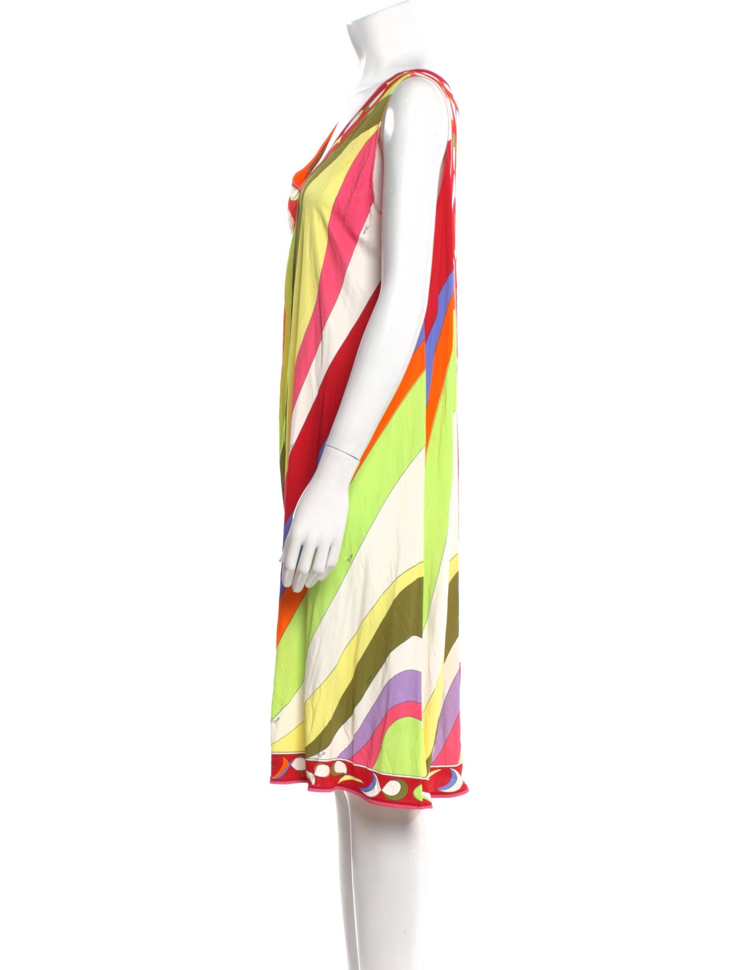 Emilio Pucci Striped Knee-Length Dress