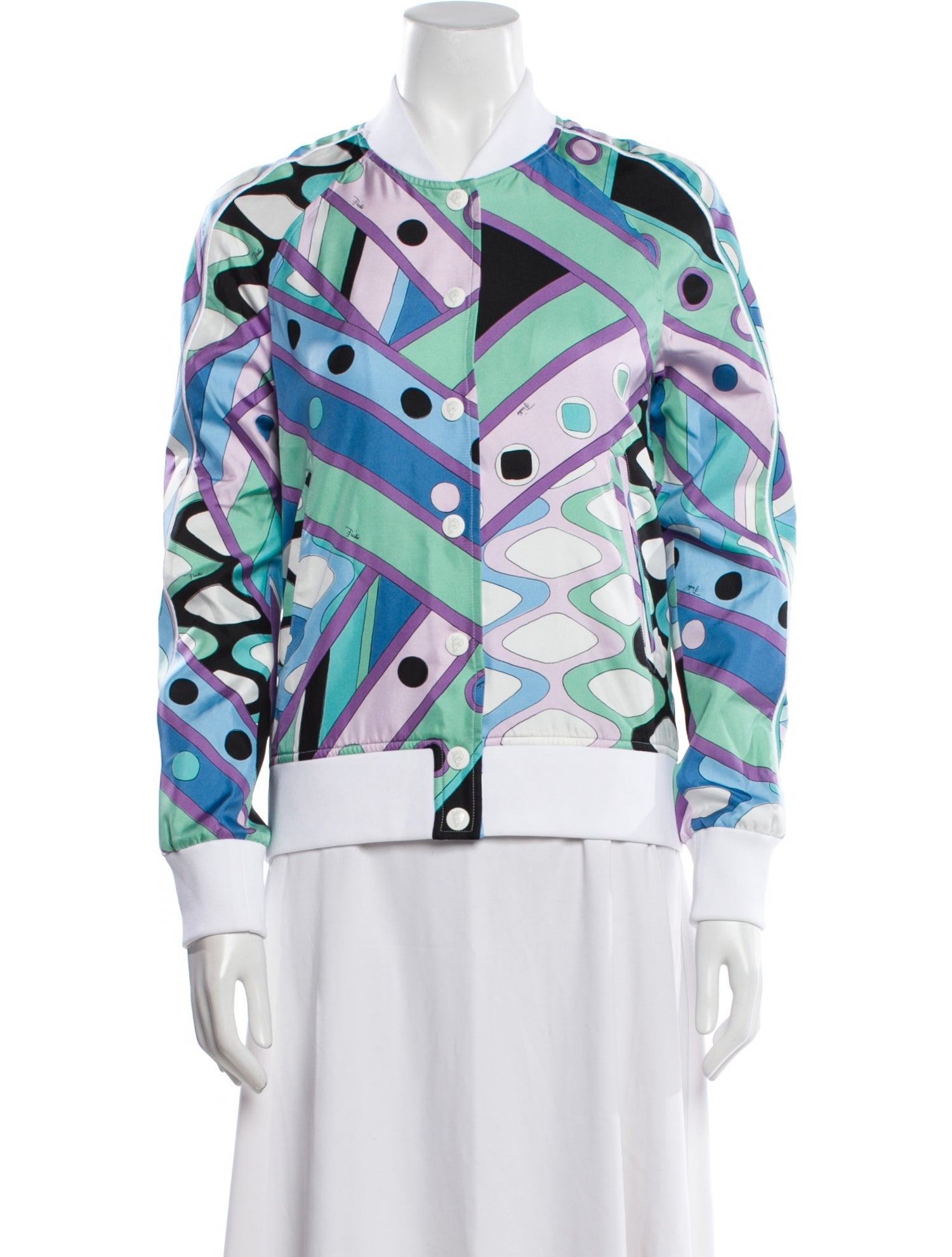 Emilio Pucci Silk Printed Jacket
