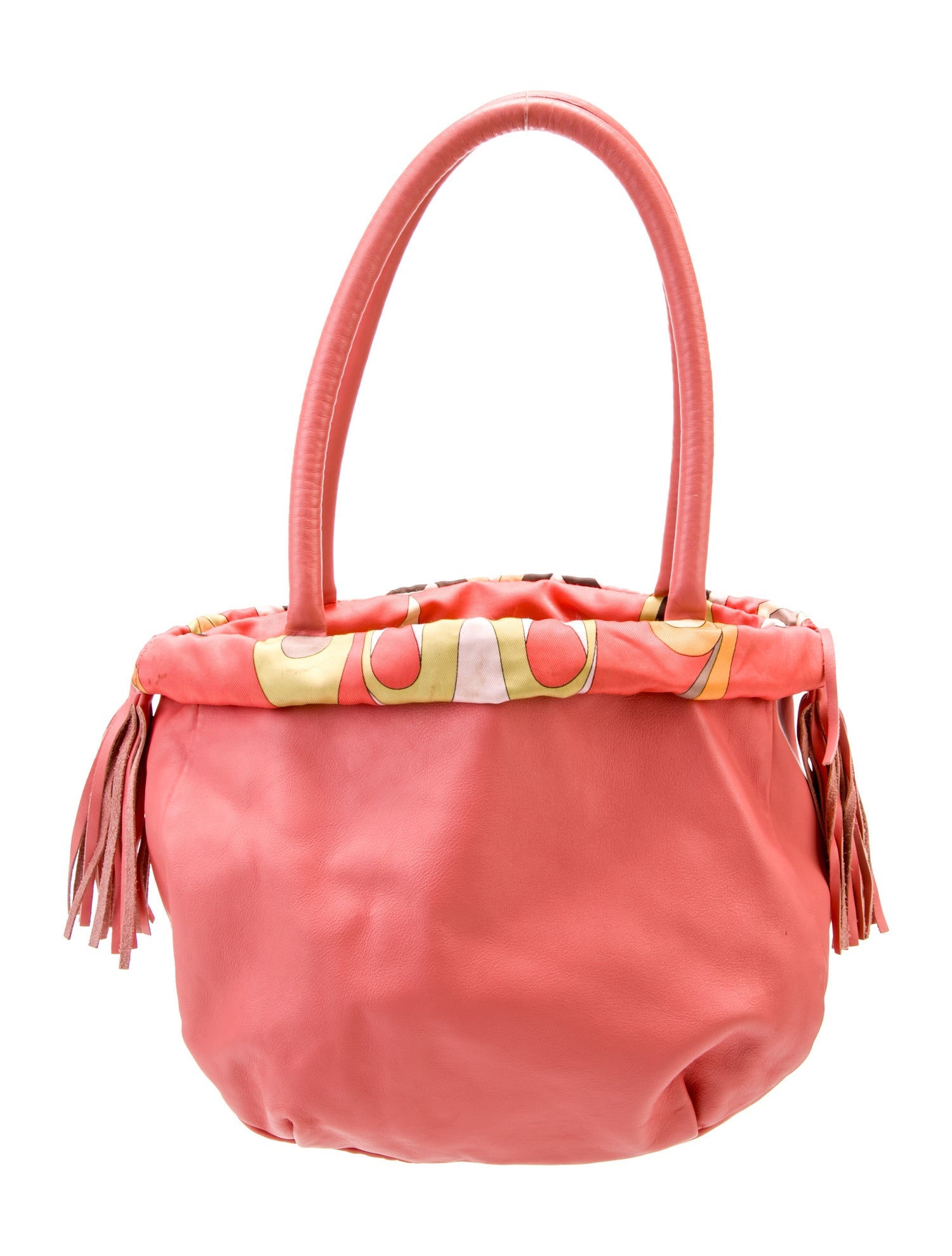 Emilio Pucci Leather Top Handle Bag