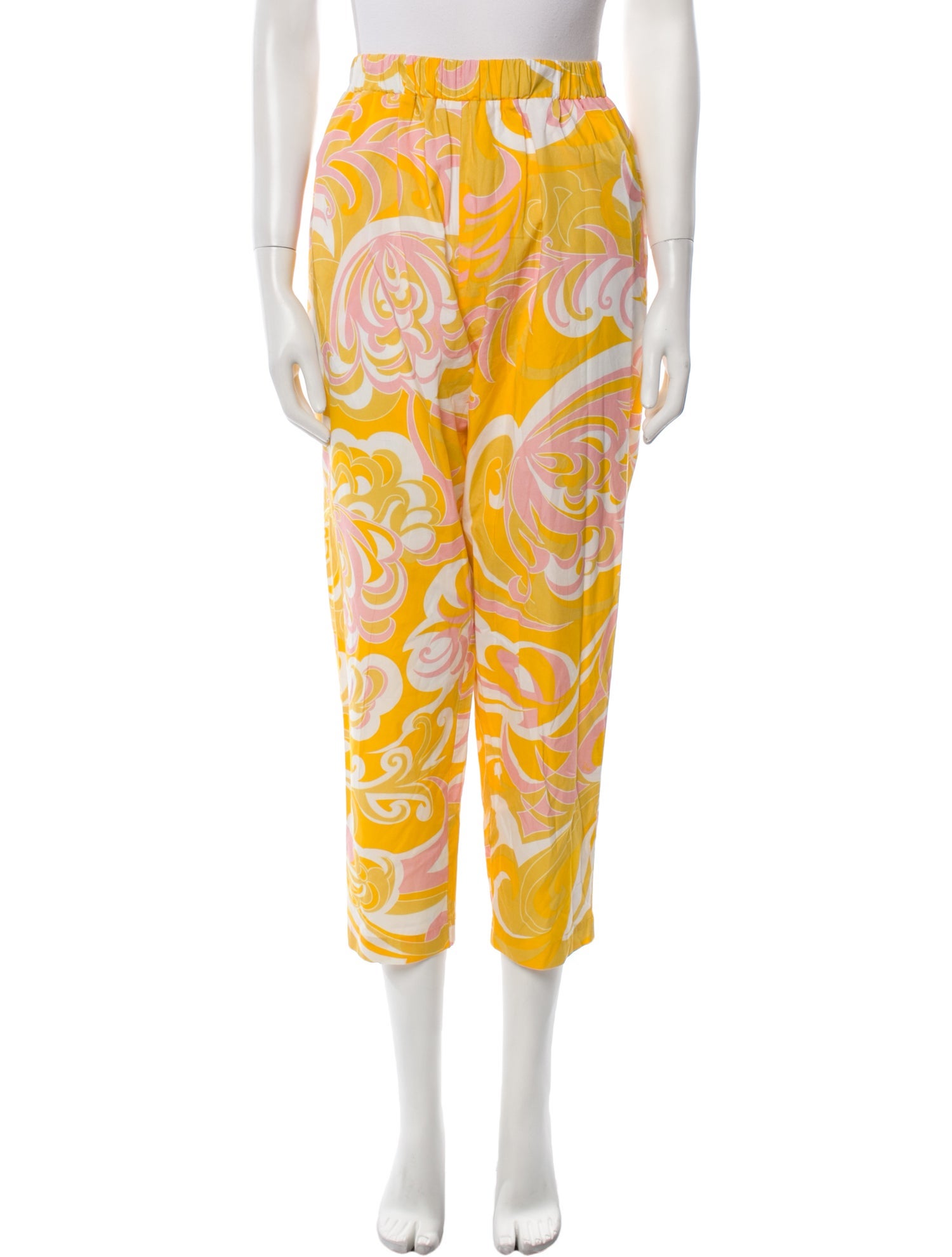 Emilio Pucci Printed Straight Leg Pants