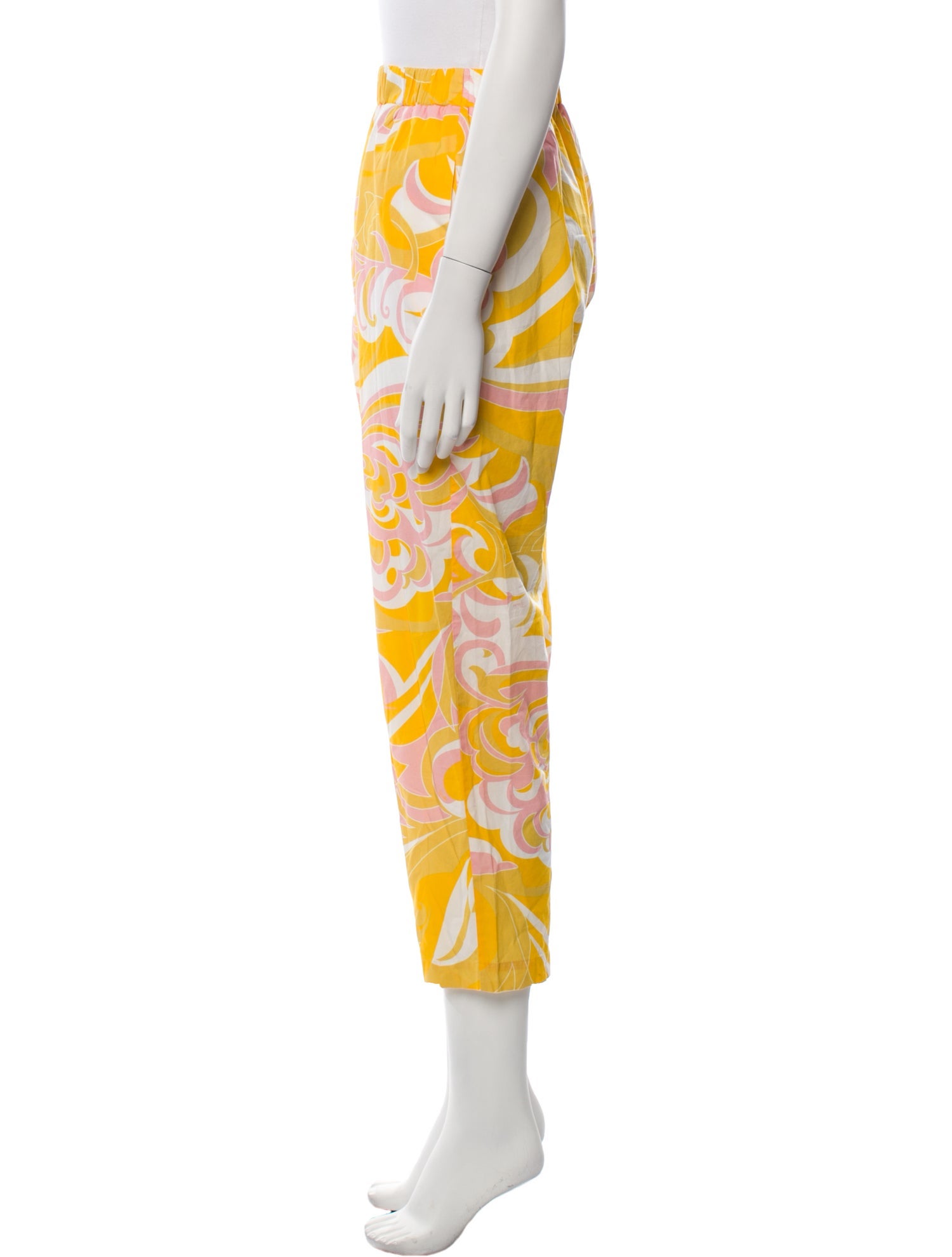 Emilio Pucci Printed Straight Leg Pants