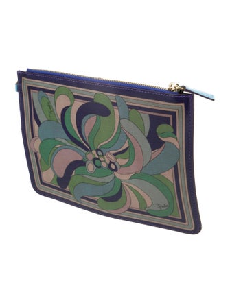 Emilio Pucci Leather Clutch