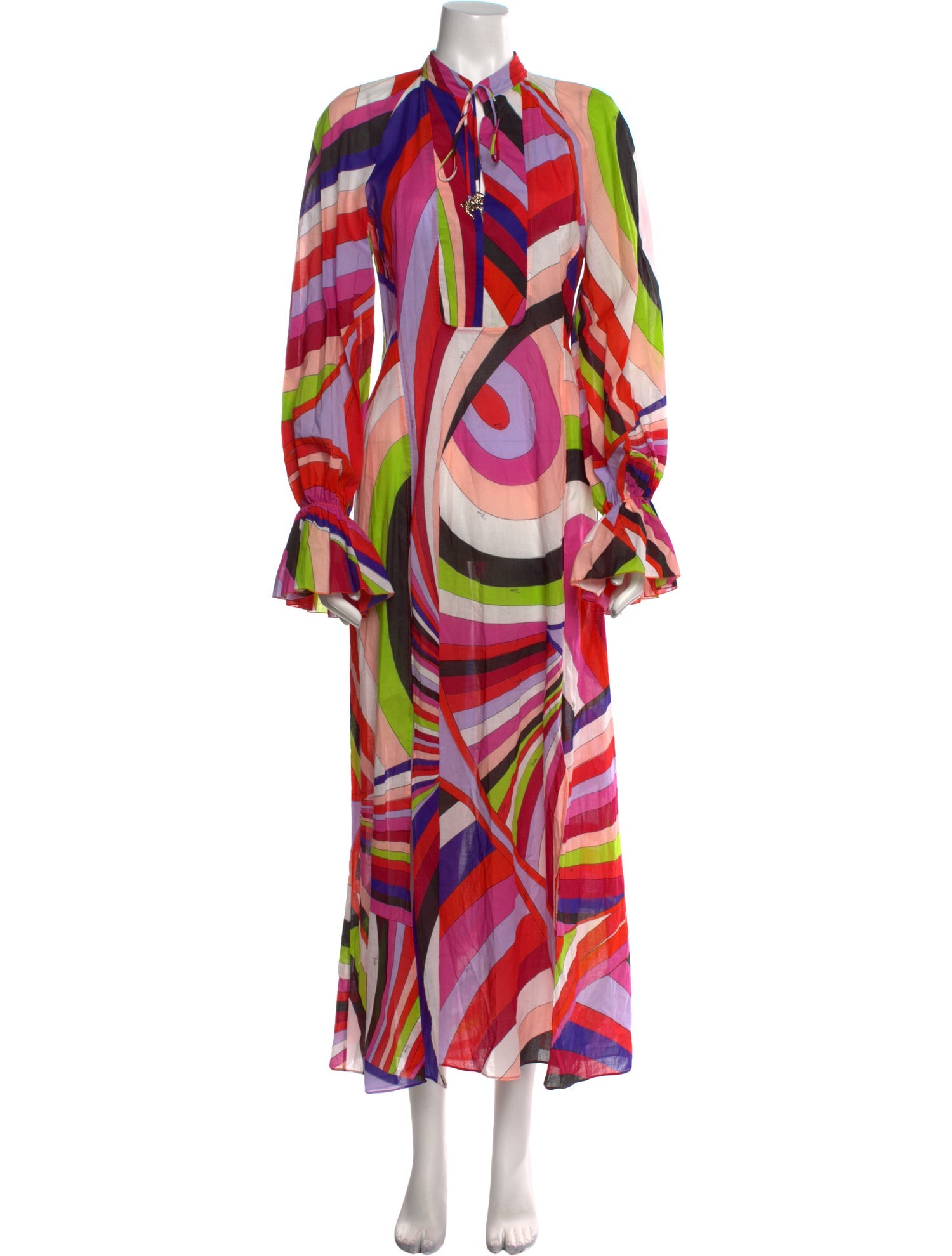 Emilio Pucci Printed Long Dress w/ Tags