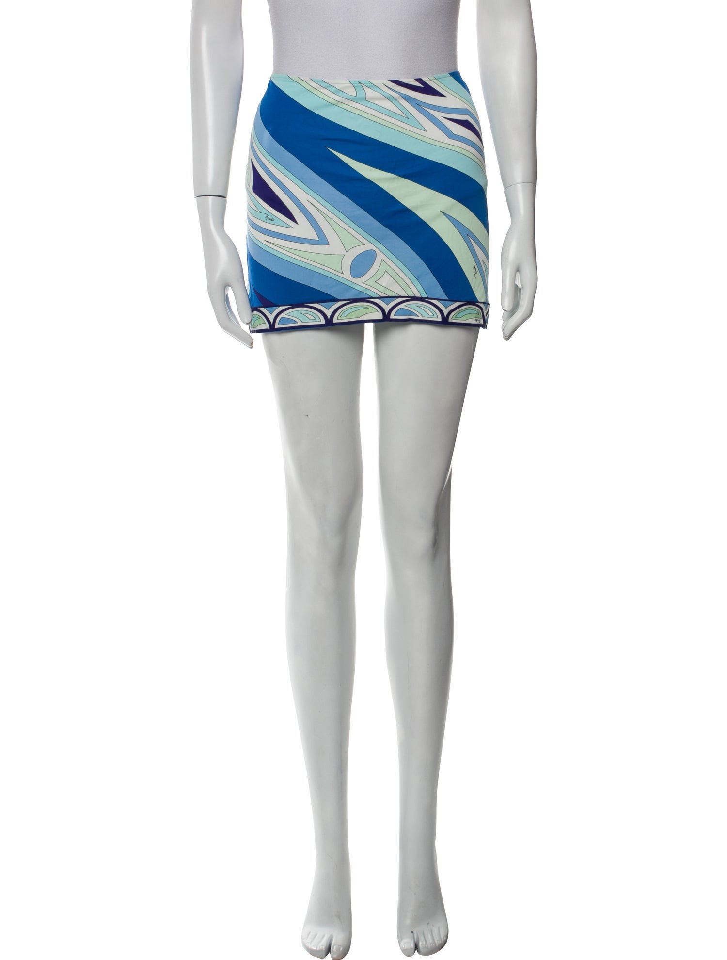 Emilio Pucci Striped Mini Skirt