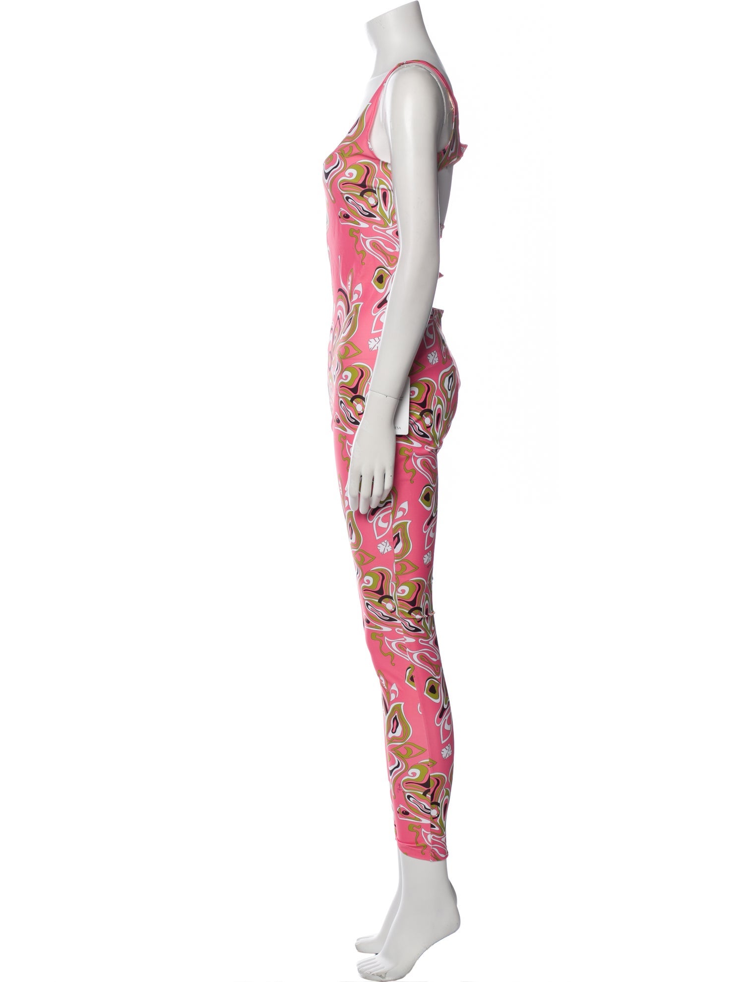 Emilio Pucci Printed Scoop Neck Jumpsuit w/ Tags