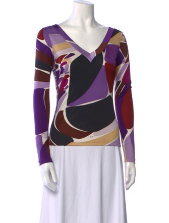 Emilio Pucci Silk Printed Top
