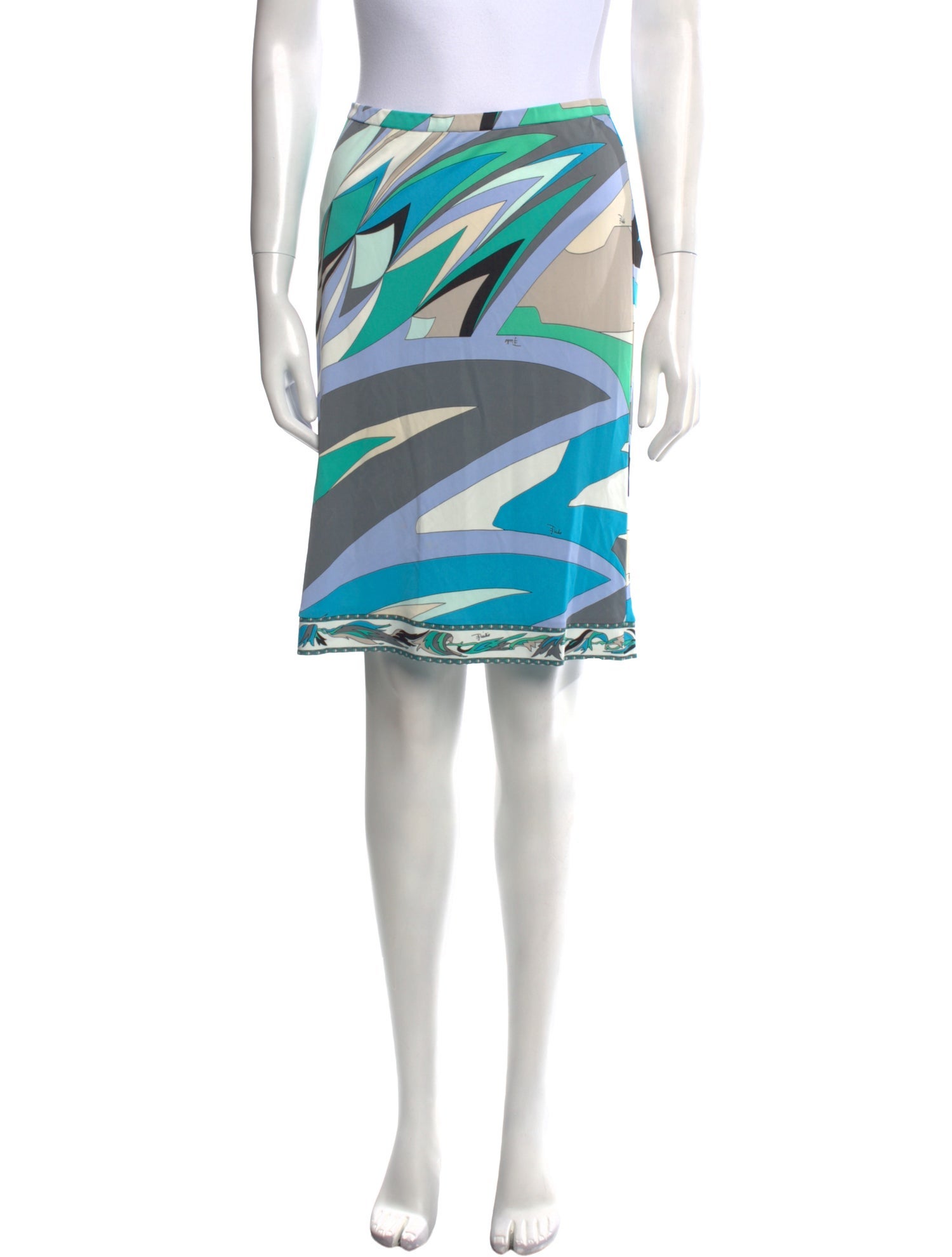 Emilio Pucci Printed Knee-Length Skirt