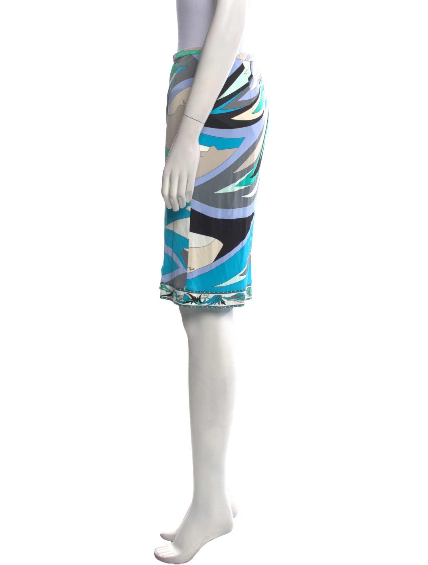 Emilio Pucci Printed Knee-Length Skirt