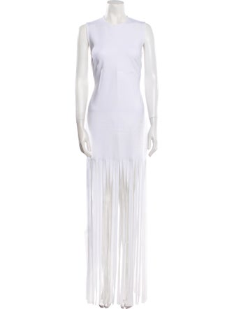 Emilio Pucci Crew Neck Long Dress