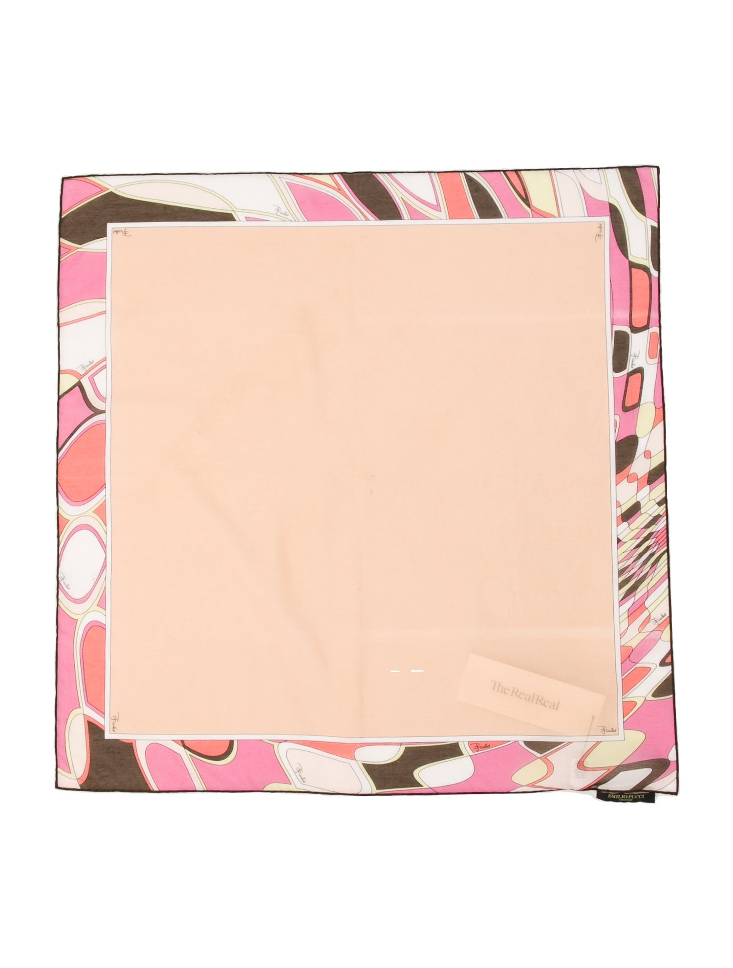 Emilio Pucci Silk Graphic Print Scarf