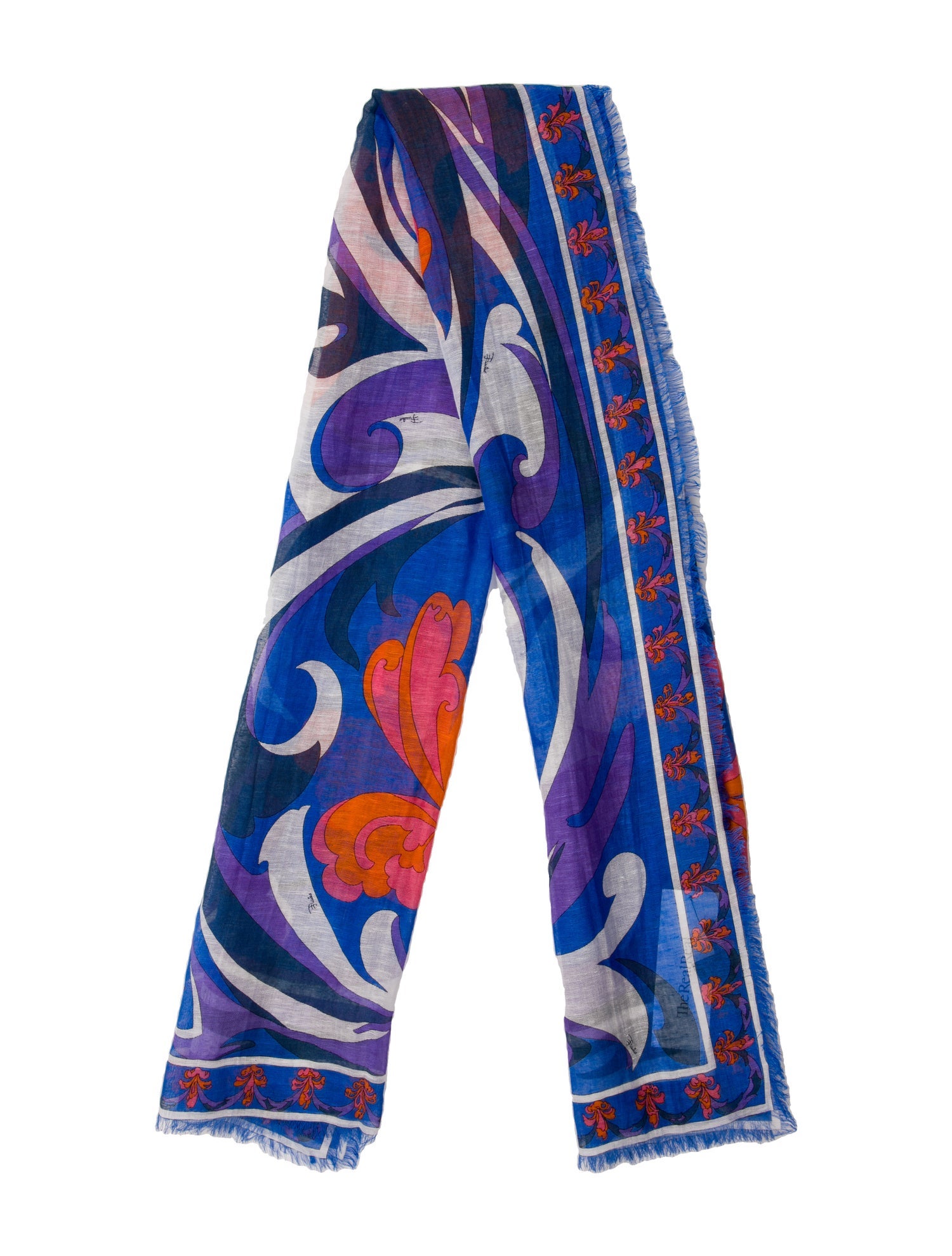 Emilio Pucci Silk Printed Scarf