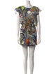Emilio Pucci Printed Scoop Neck Romper