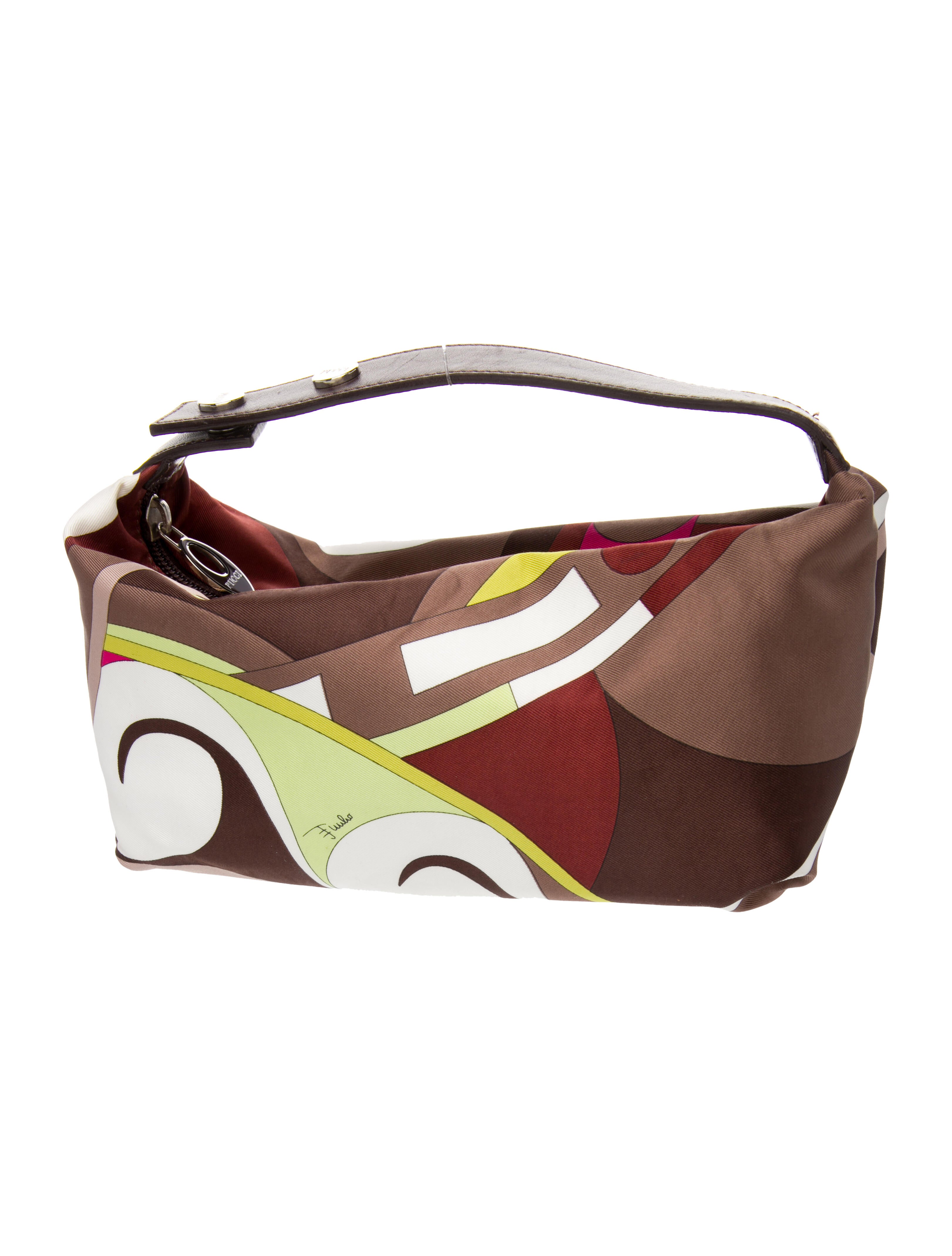 Emilio Pucci Canvas Top Handle Bag