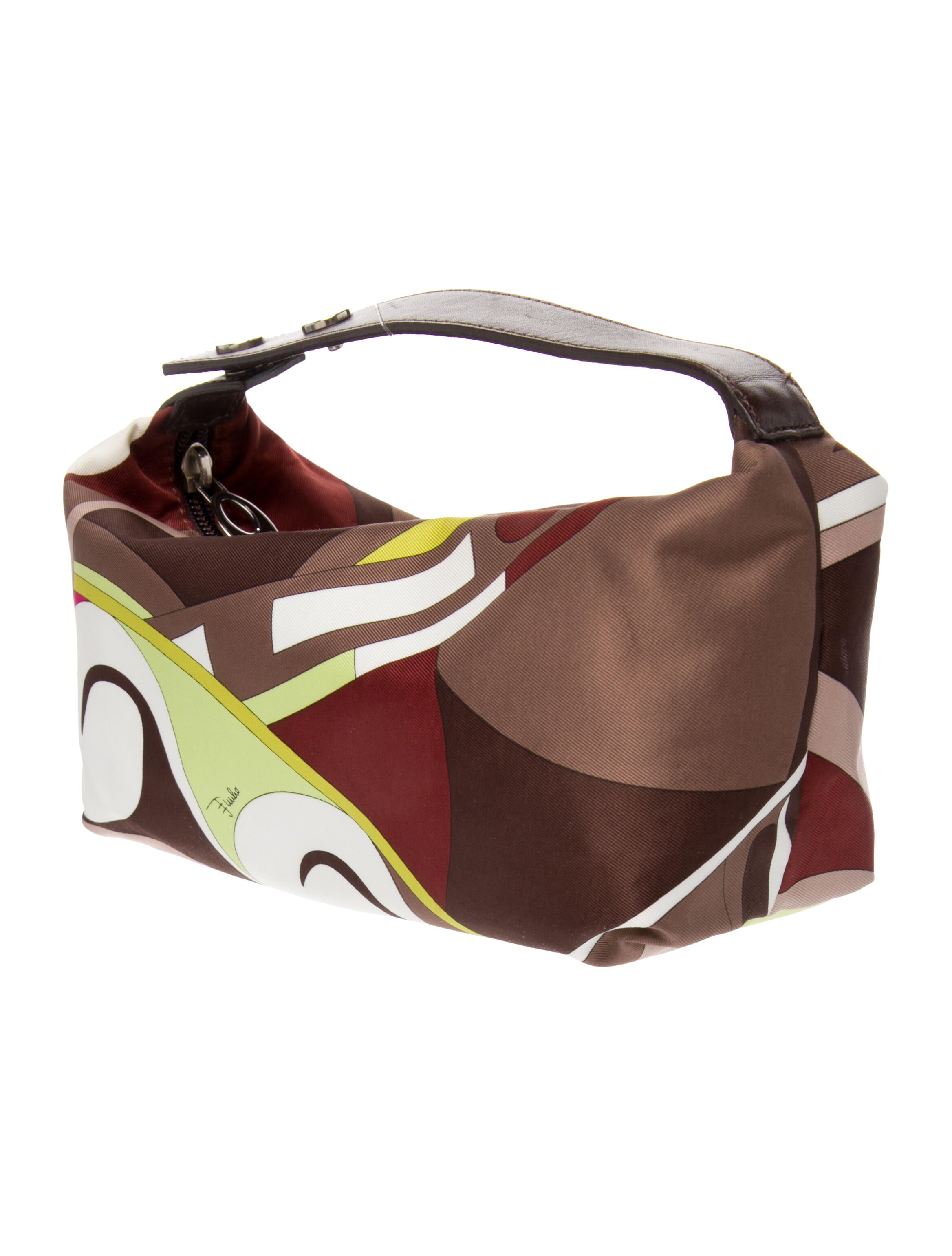 Emilio Pucci Canvas Top Handle Bag