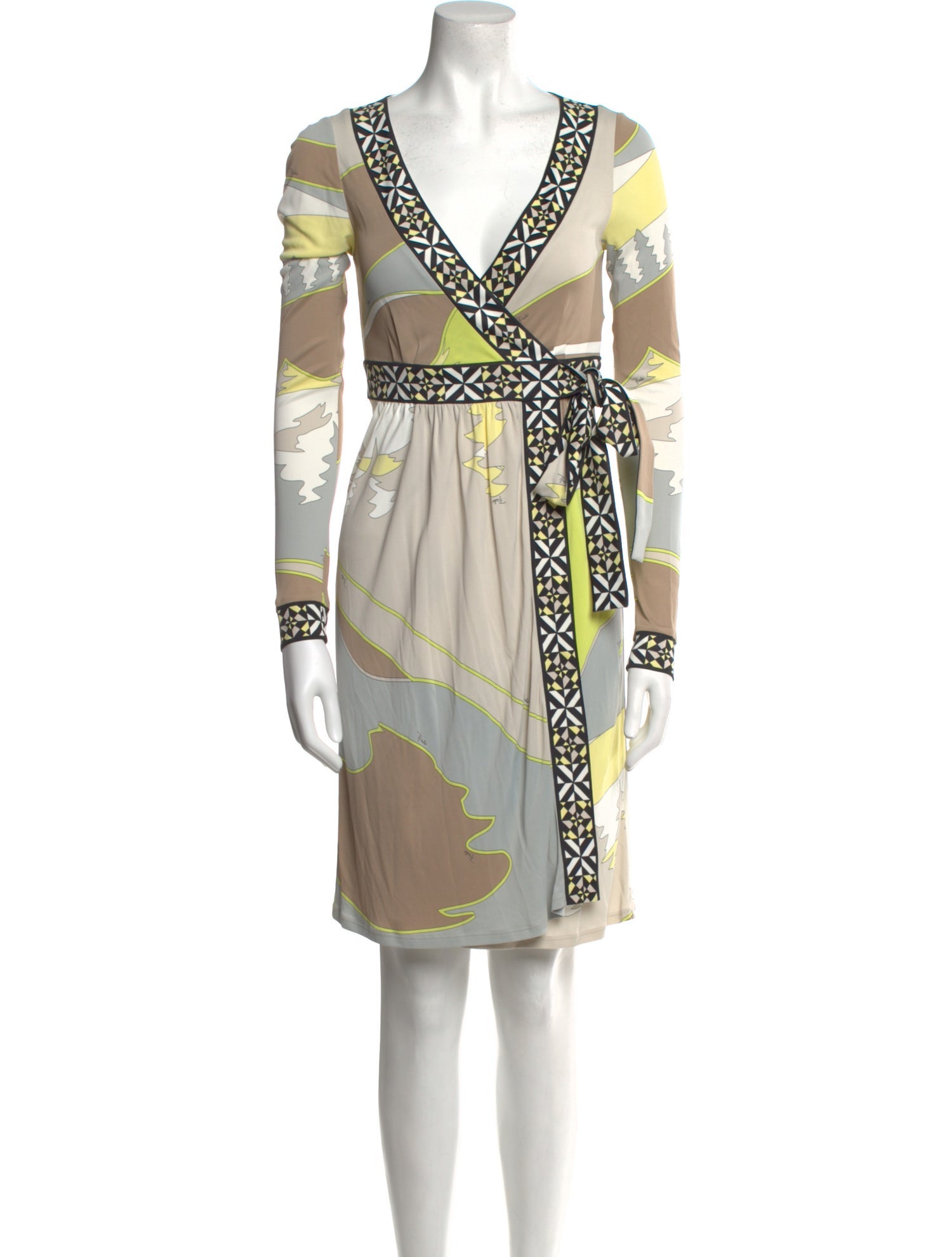 Emilio Pucci Printed Knee-Length Dress