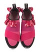 Emilio Pucci Neoprene Colorblock Pattern Sneakers