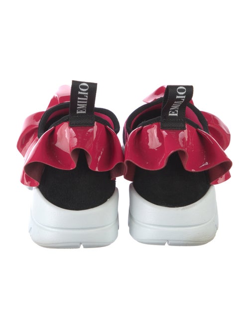 Emilio Pucci Neoprene Colorblock Pattern Sneakers