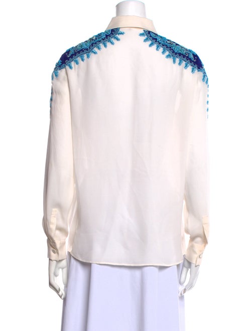 Emilio Pucci Long Sleeve Button-Up Top