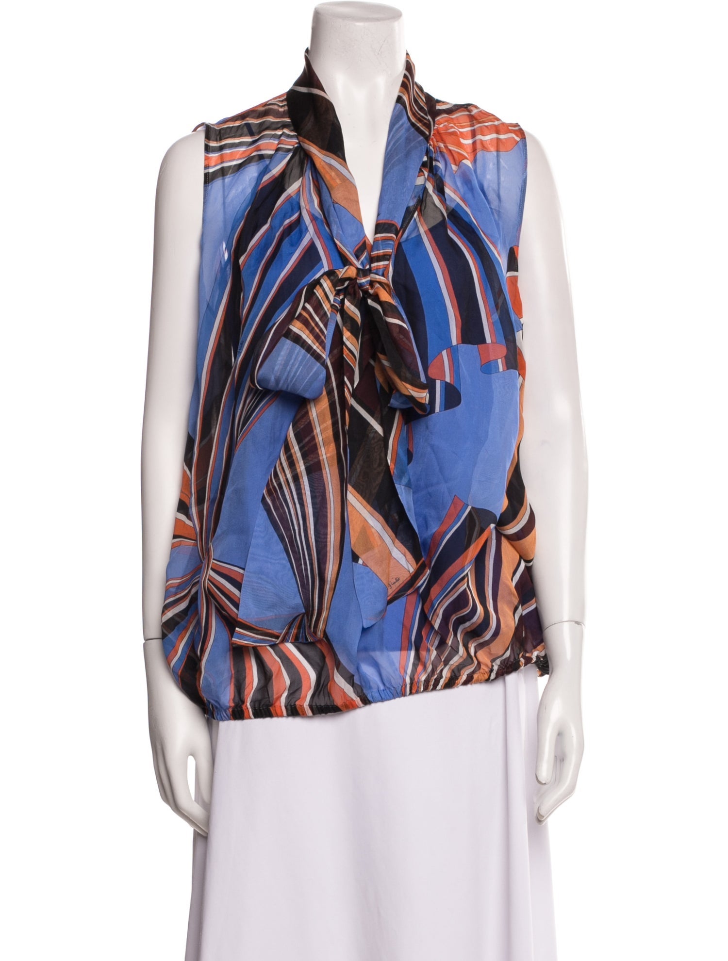 Emilio Pucci Silk Printed Blouse