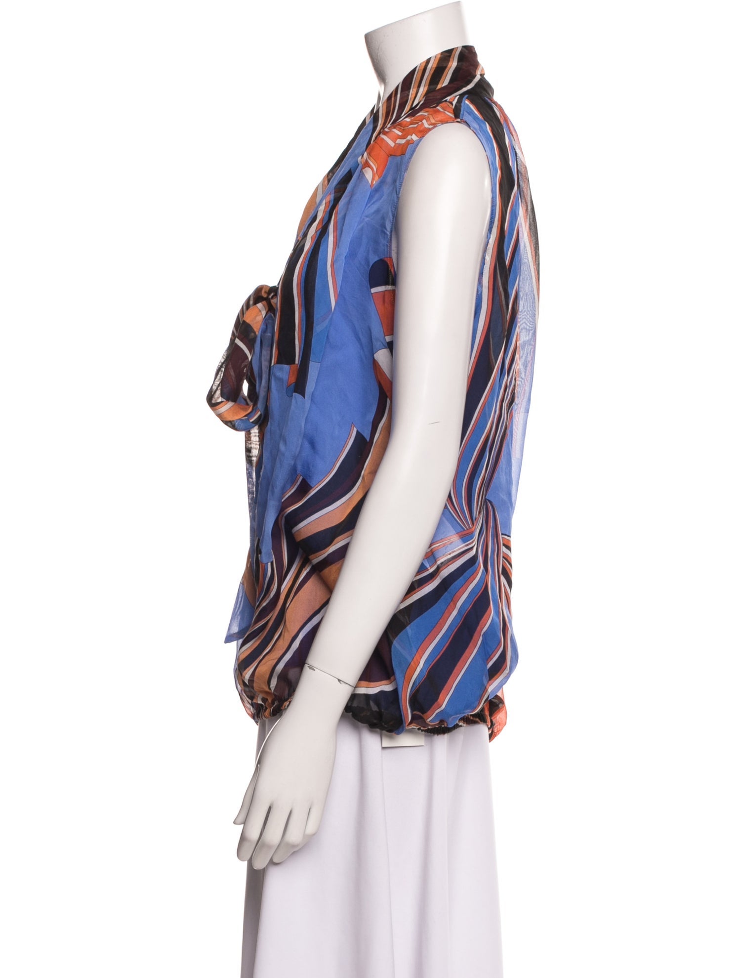Emilio Pucci Silk Printed Blouse