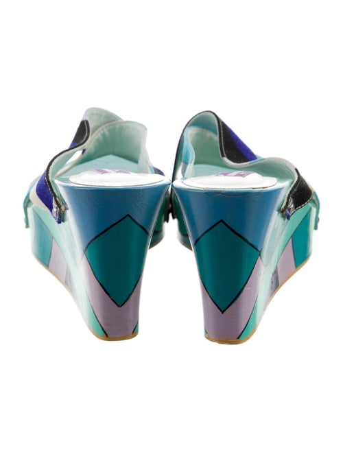 Emilio Pucci Canvas Printed Slides