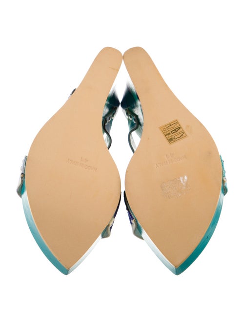 Emilio Pucci Canvas Printed Slides