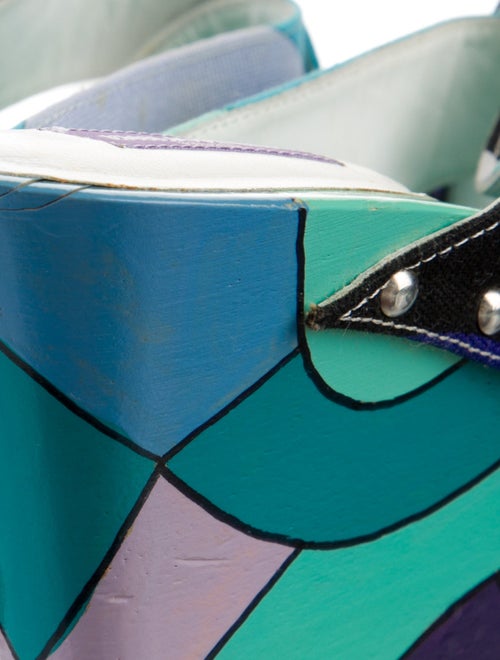 Emilio Pucci Canvas Printed Slides