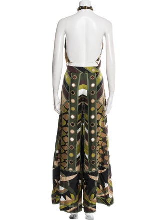 Emilio Pucci Silk Printed Pant Set