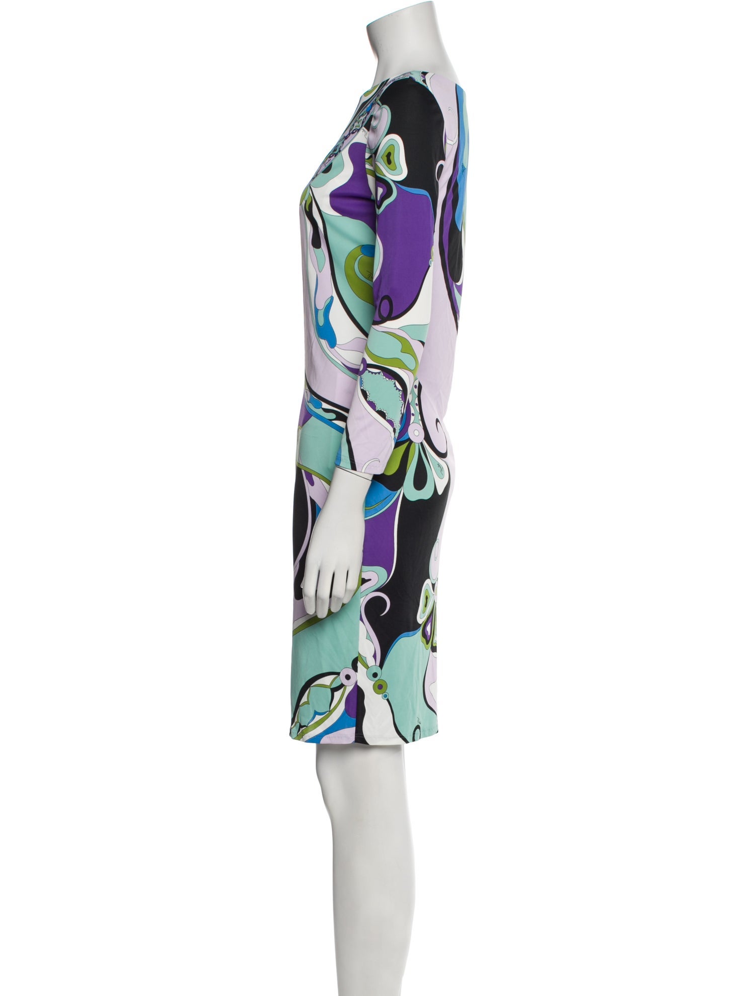 Emilio Pucci Printed Knee-Length Dress