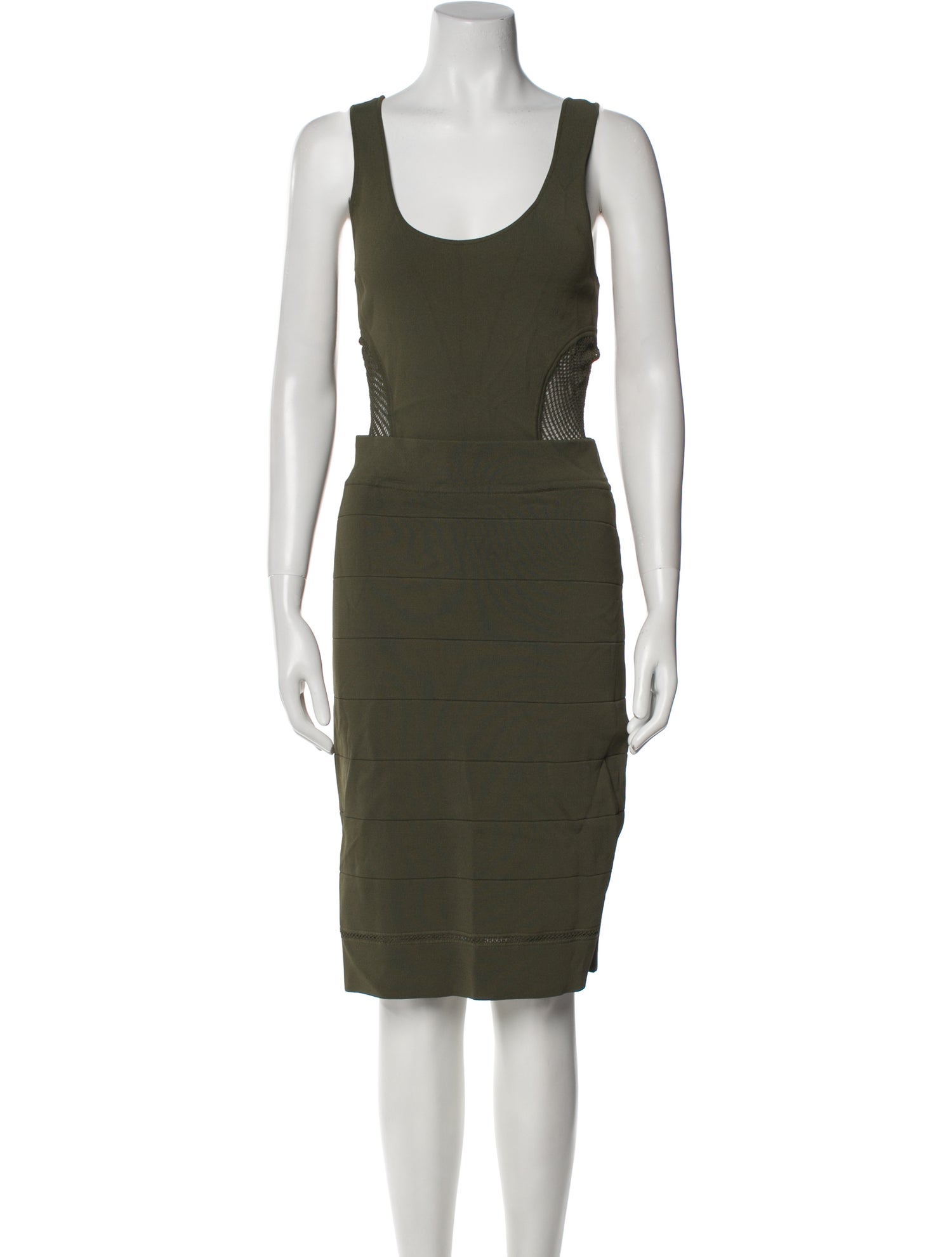 Emilio Pucci Scoop Neck Knee-Length Dress