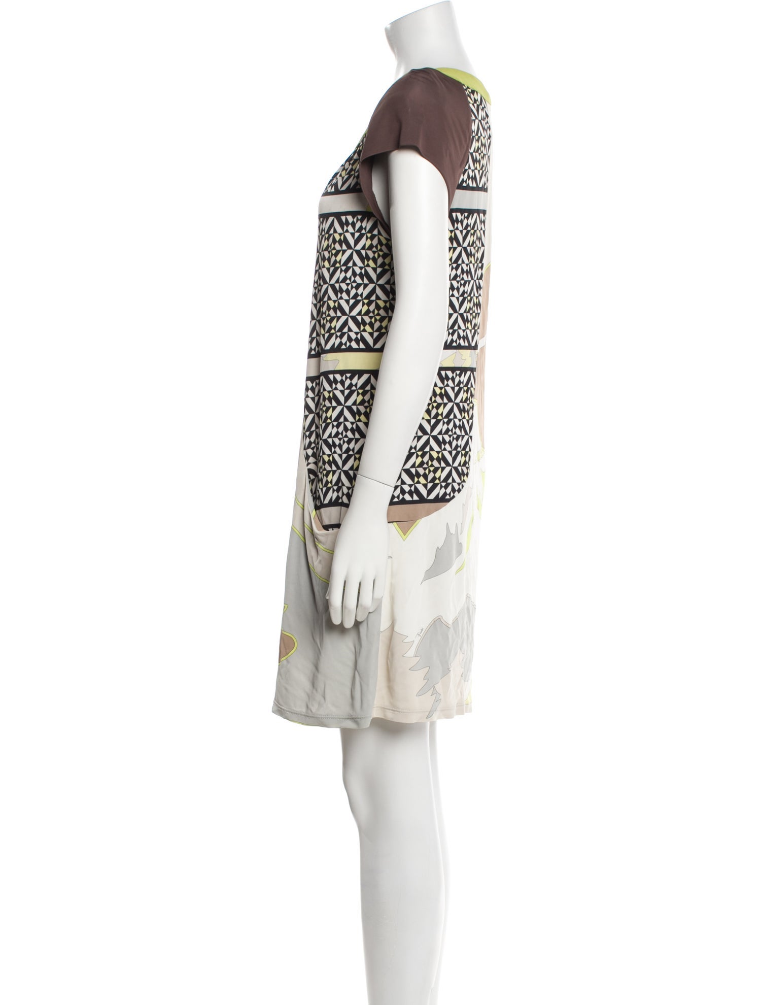 Emilio Pucci Graphic Print Mini Dress