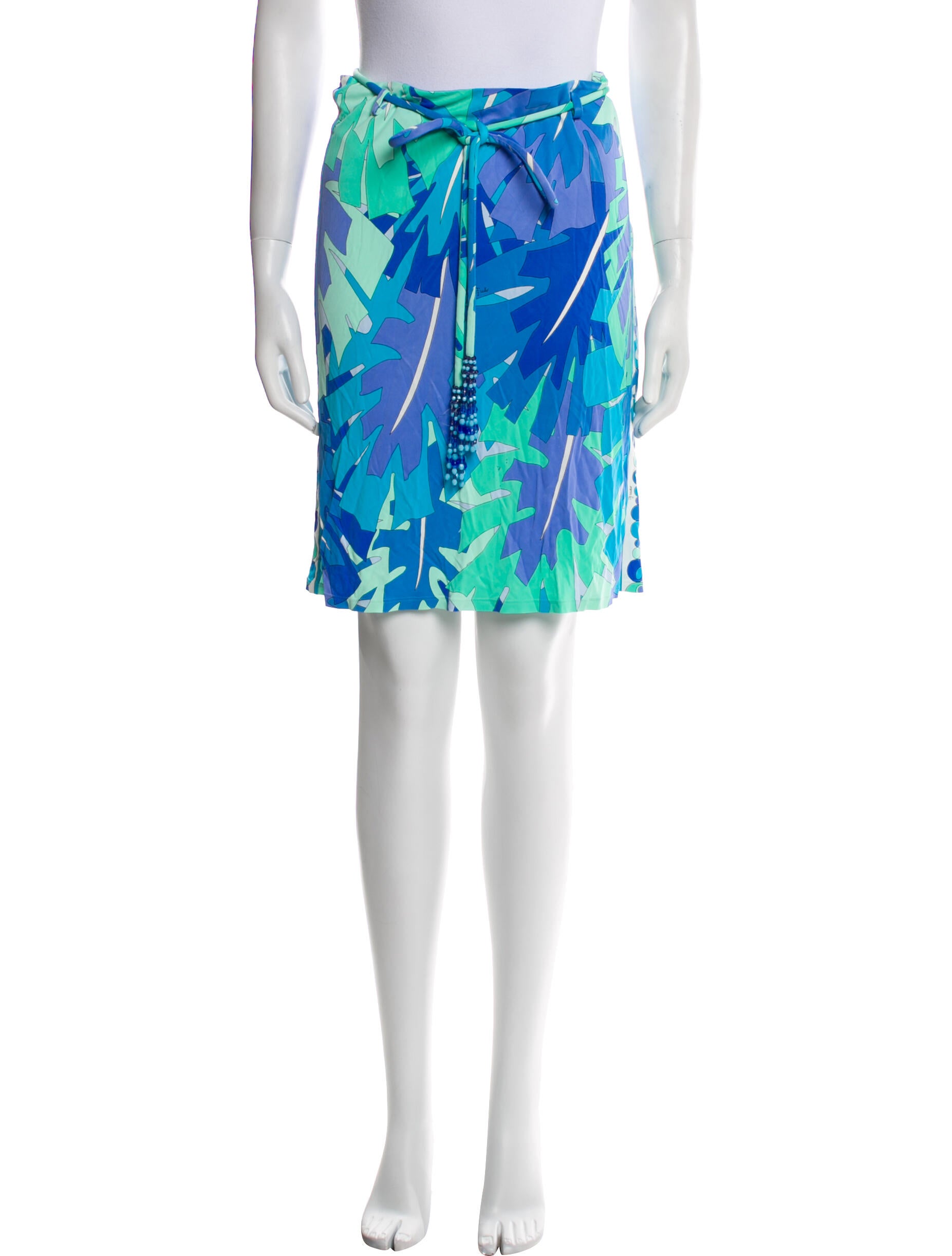 Emilio Pucci Printed Knee-Length Skirt