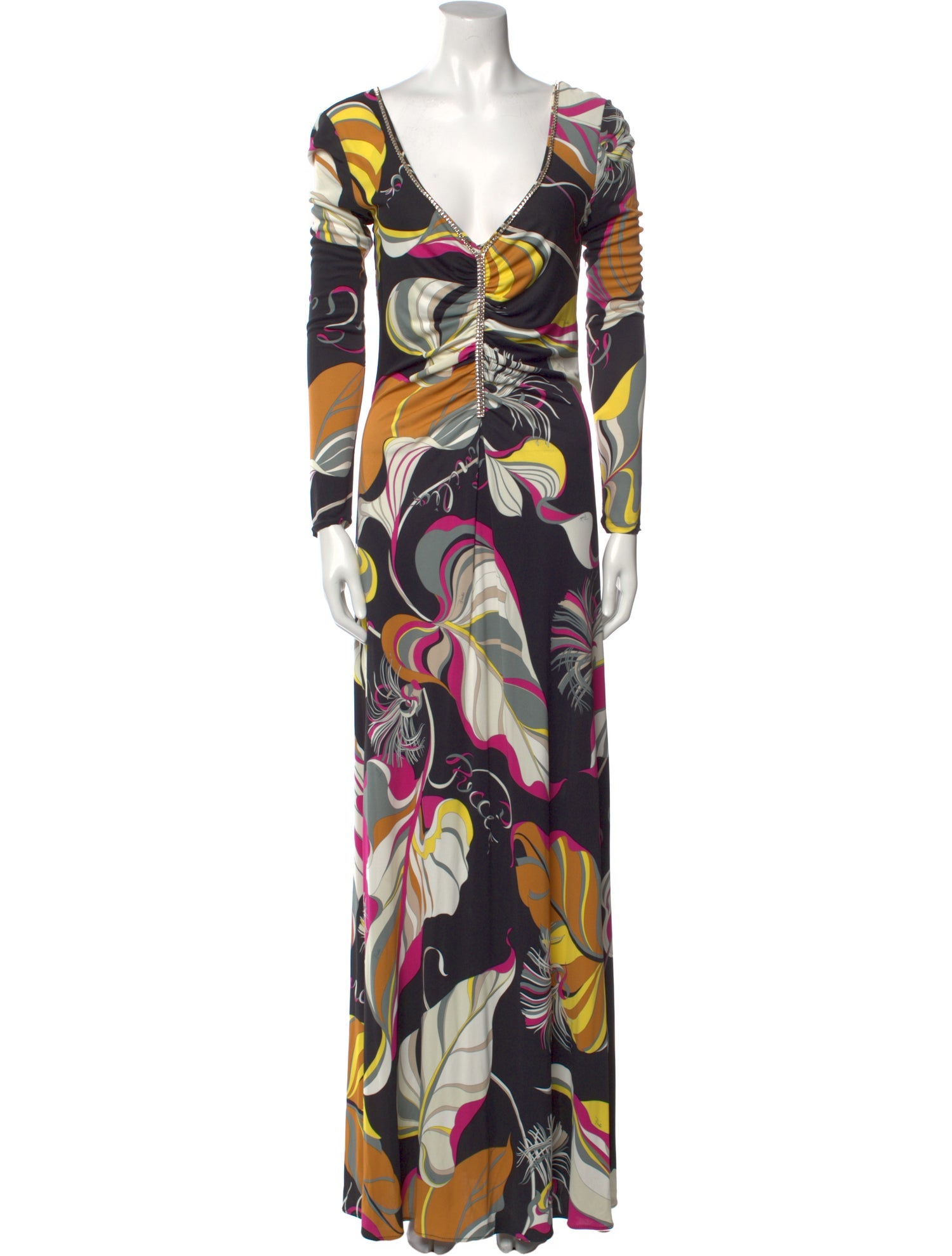 Emilio Pucci Printed Long Dress