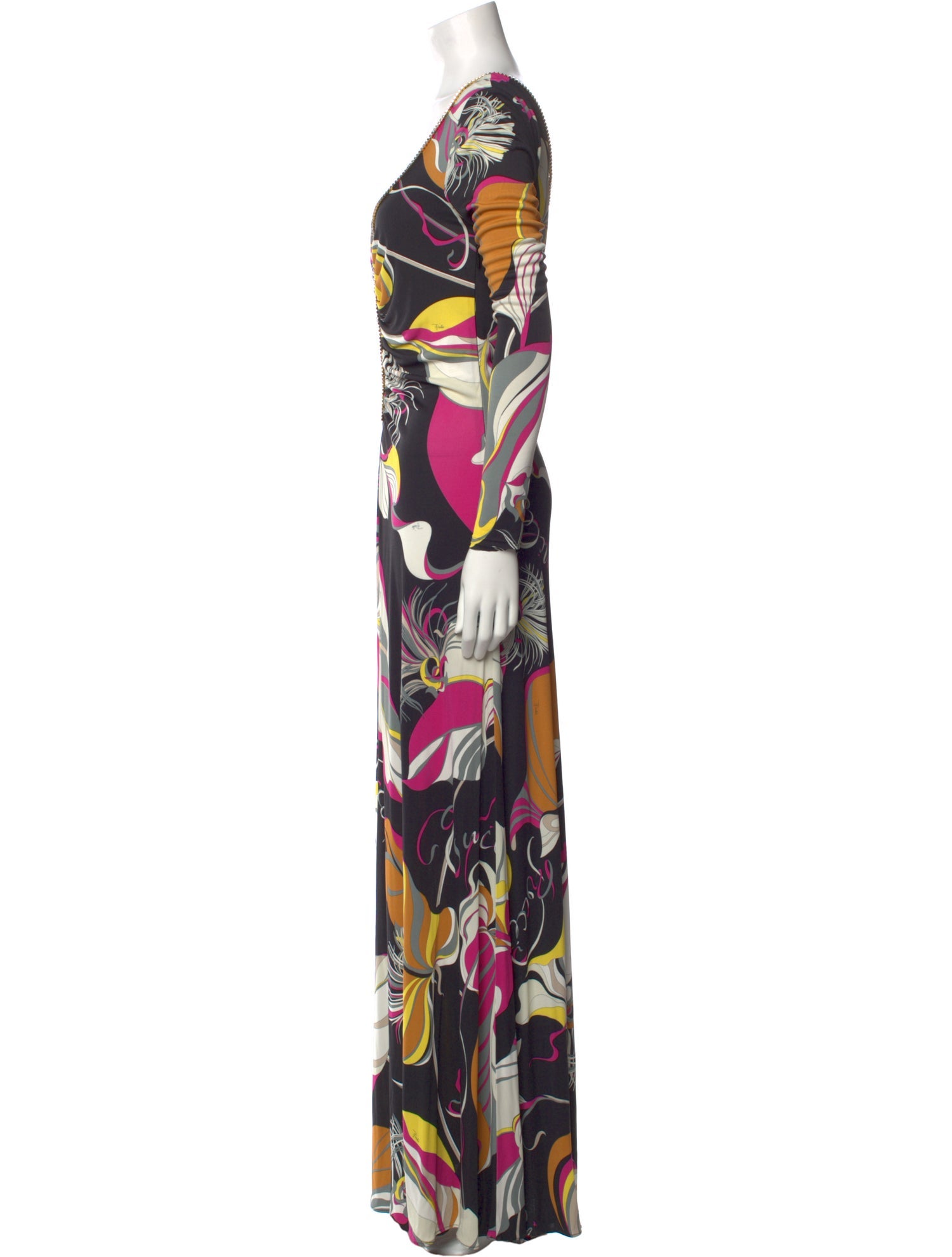 Emilio Pucci Printed Long Dress