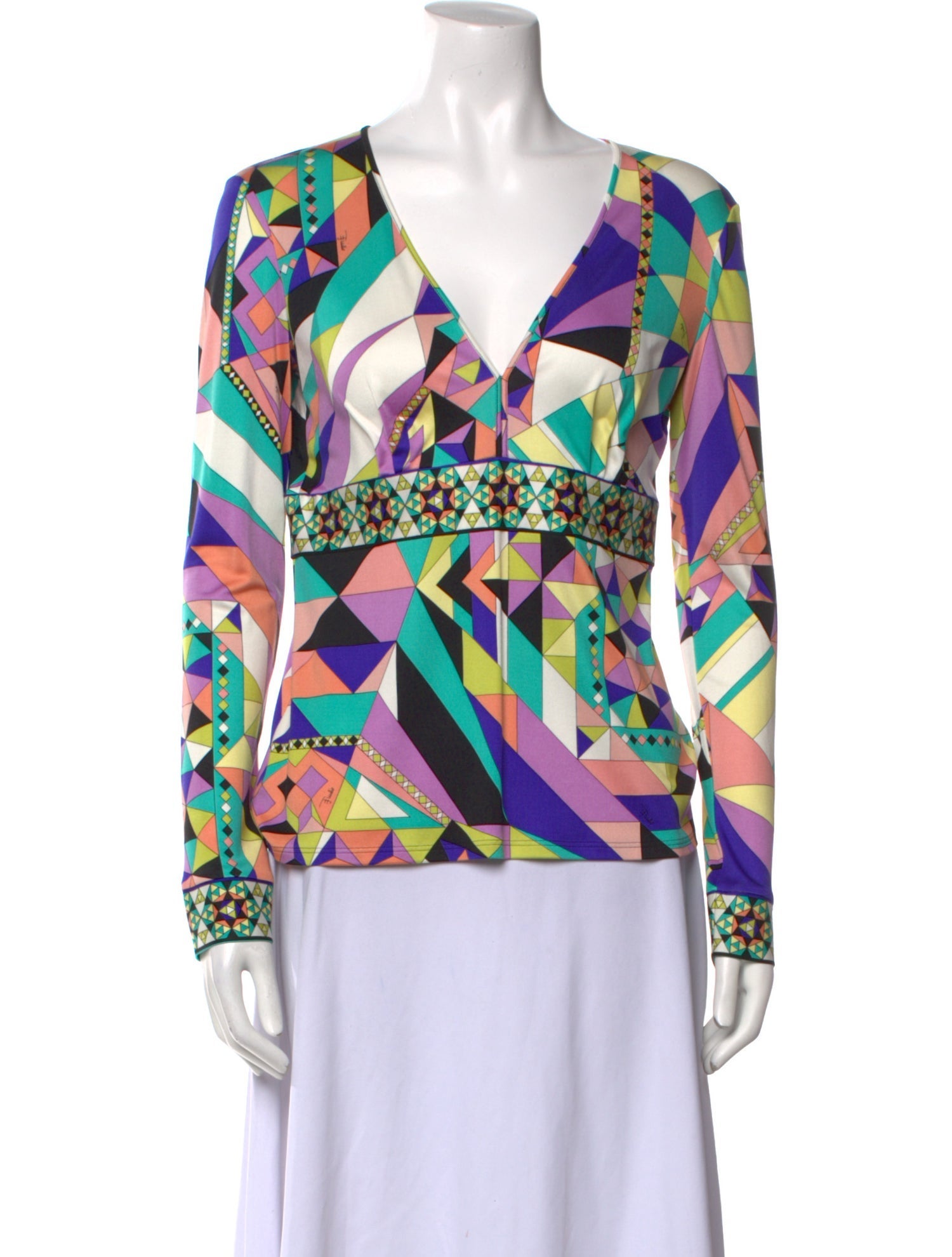 Emilio Pucci Silk Printed Blouse