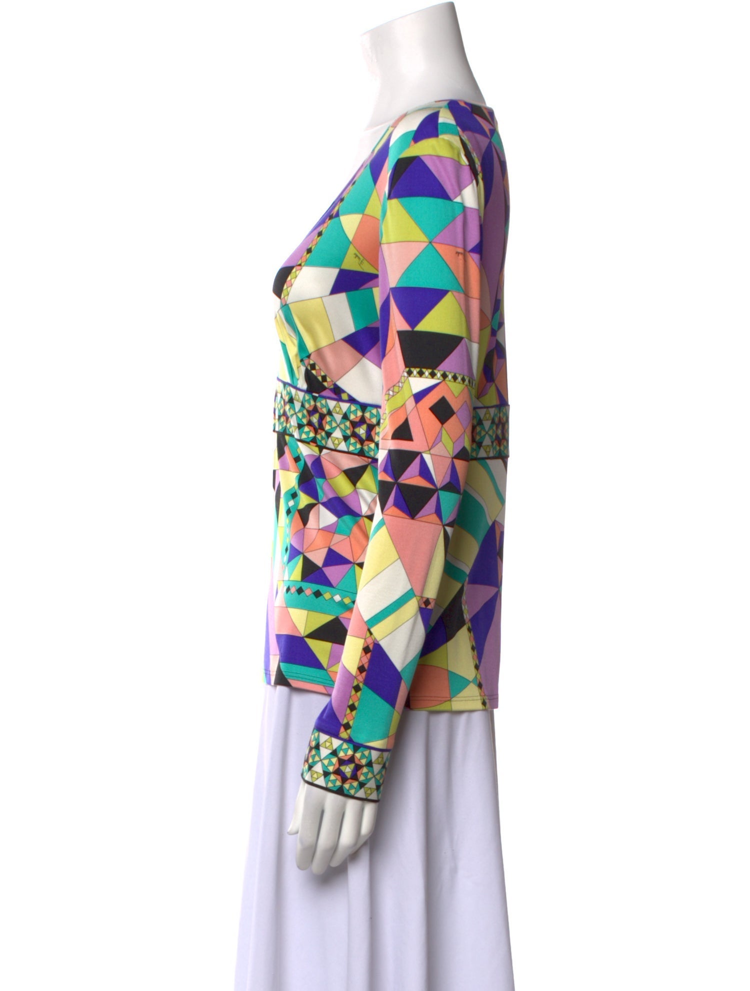 Emilio Pucci Silk Printed Blouse
