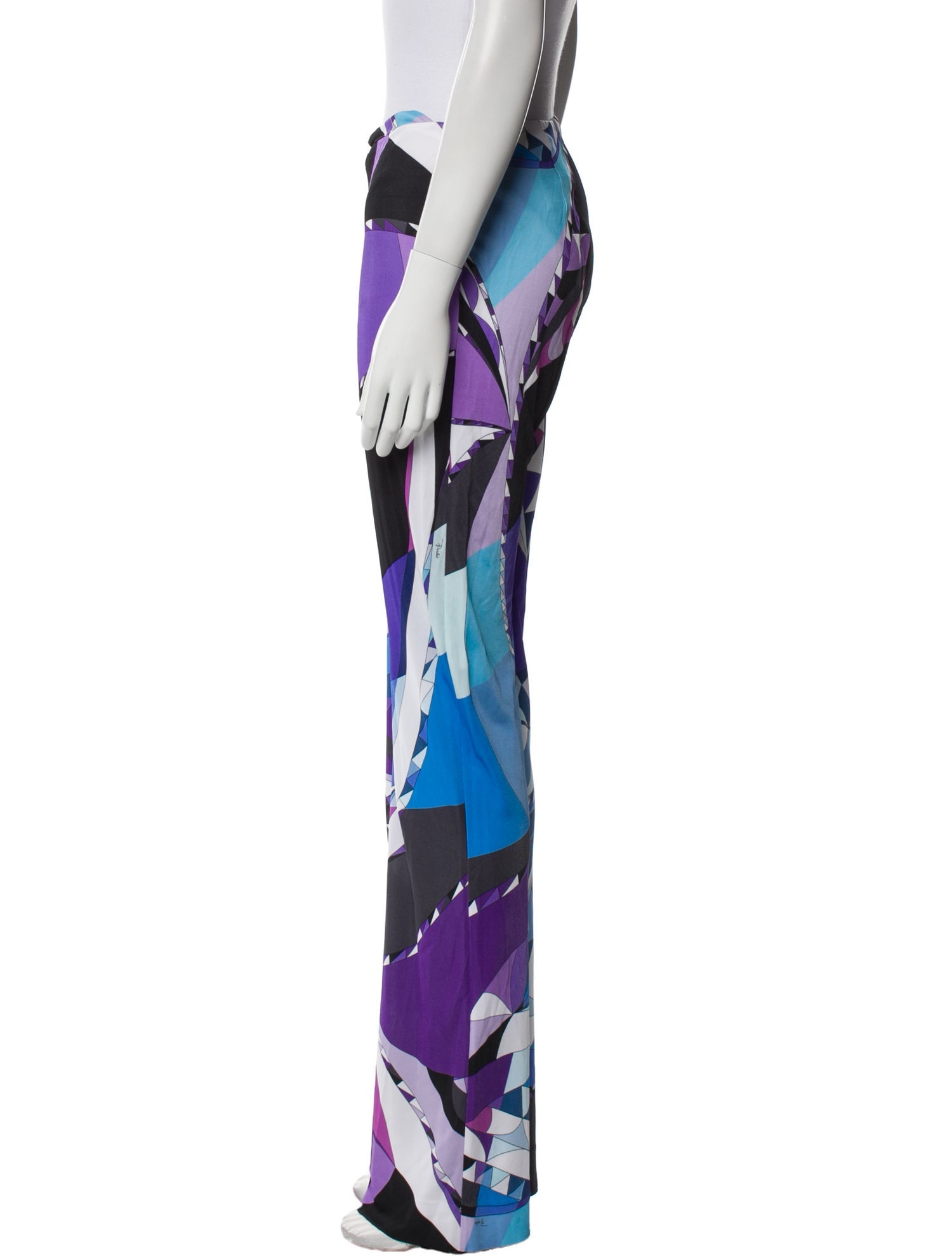 Emilio Pucci Printed Wide Leg Pants