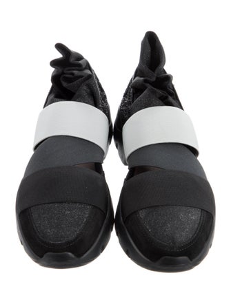 Emilio Pucci Glitter Printed Sock Sneakers