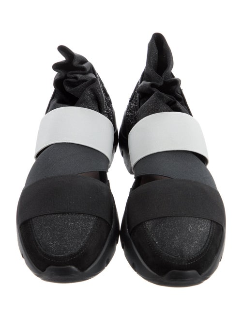 Emilio Pucci Glitter Printed Sock Sneakers