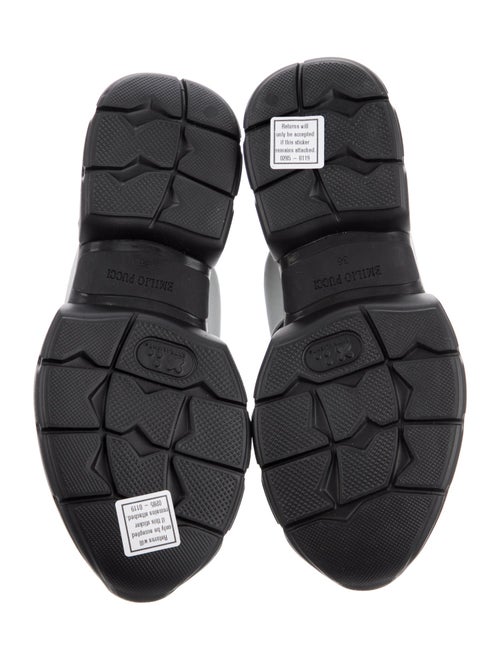 Emilio Pucci Glitter Printed Sock Sneakers