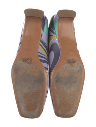 Emilio Pucci Leather Printed Boots