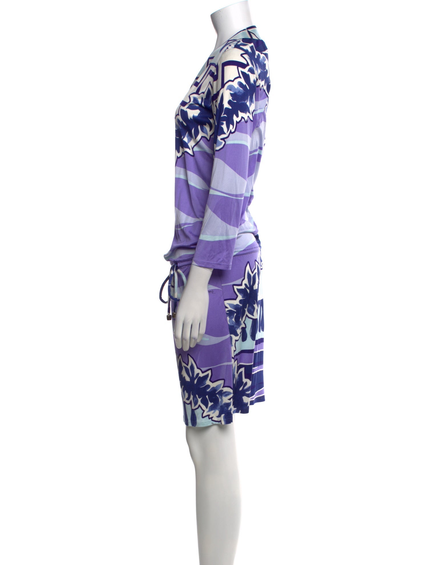 Emilio Pucci Silk Knee-Length Dress