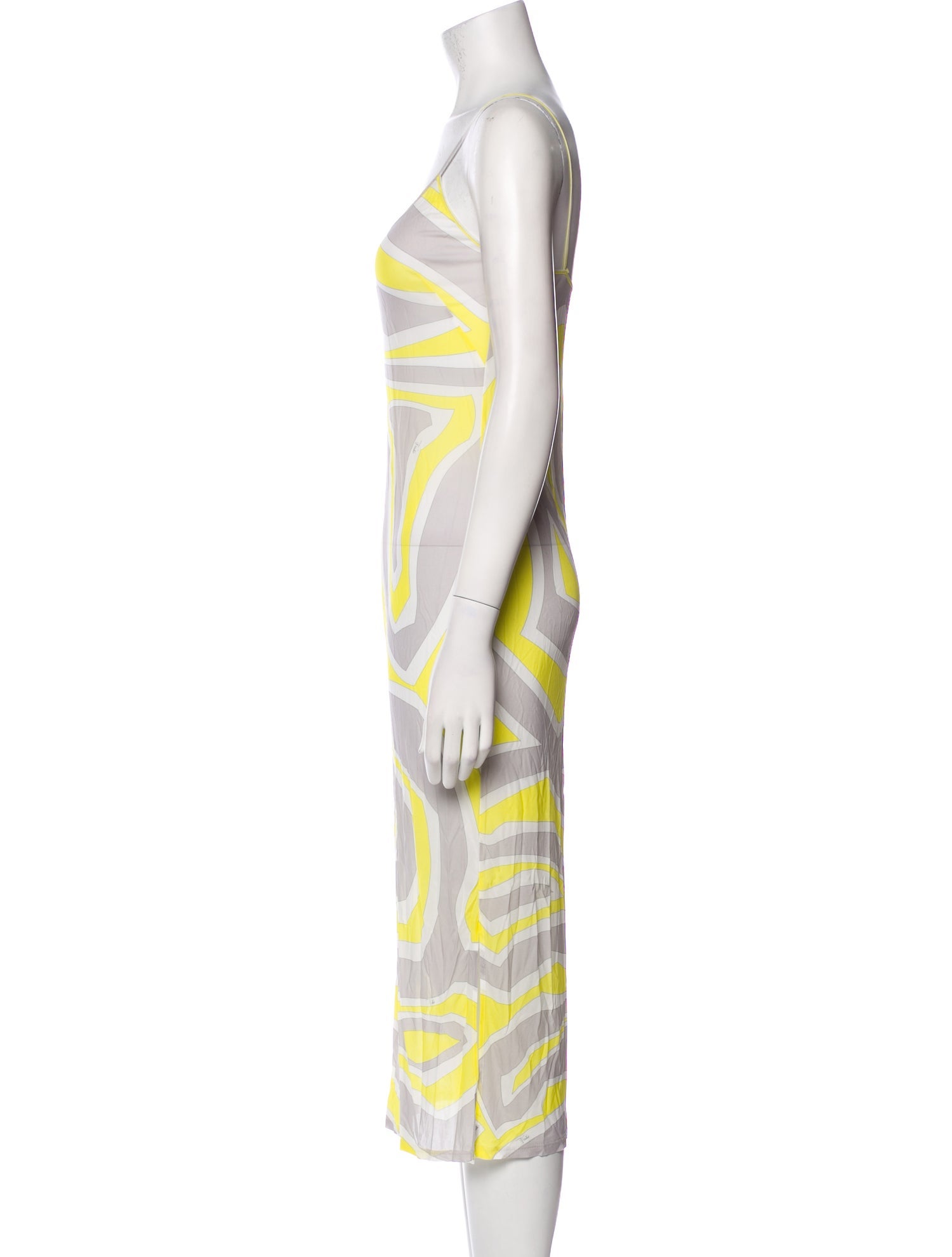 Emilio Pucci Printed Midi Length Dress
