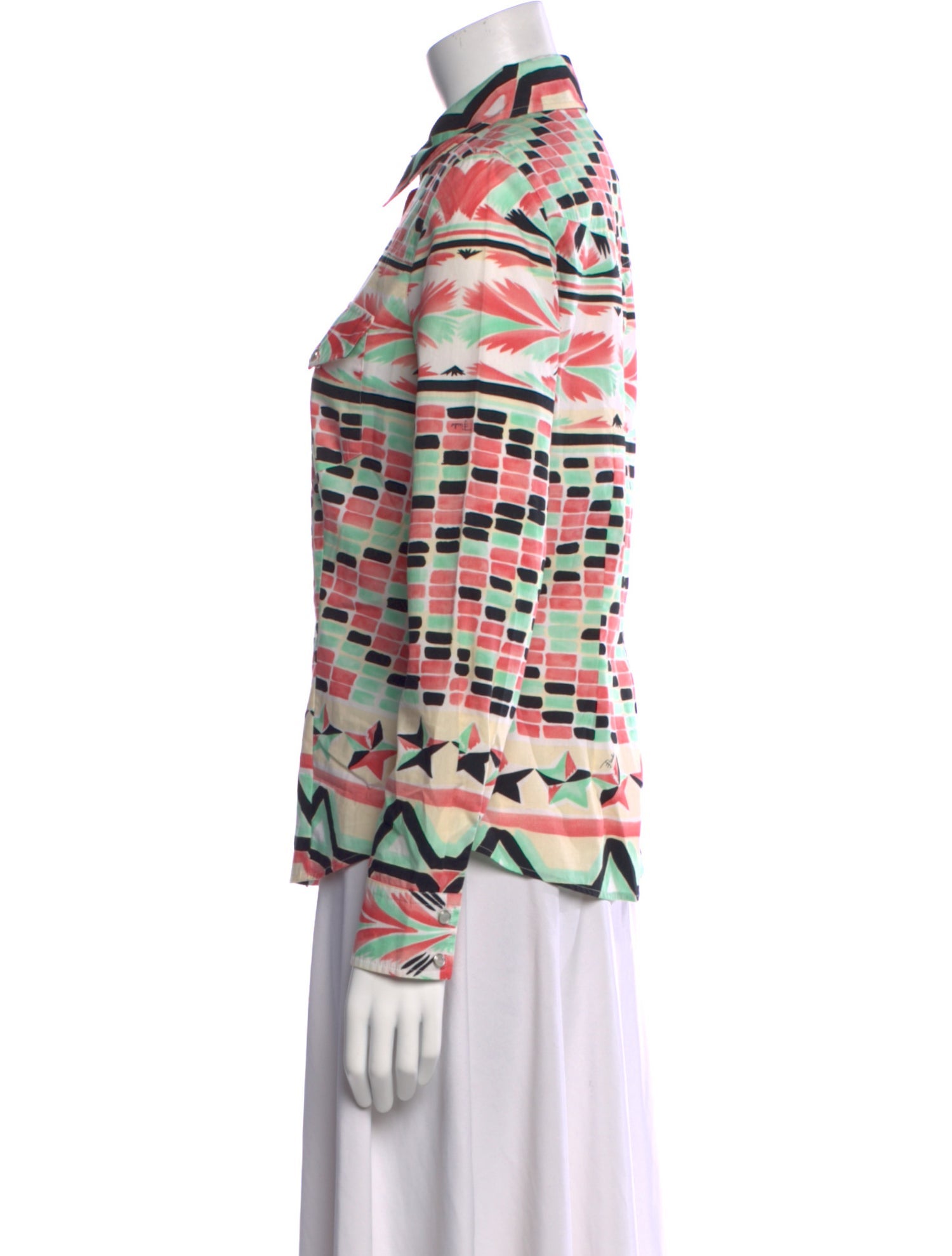 Emilio Pucci Vintage 2000's Button-Up Top