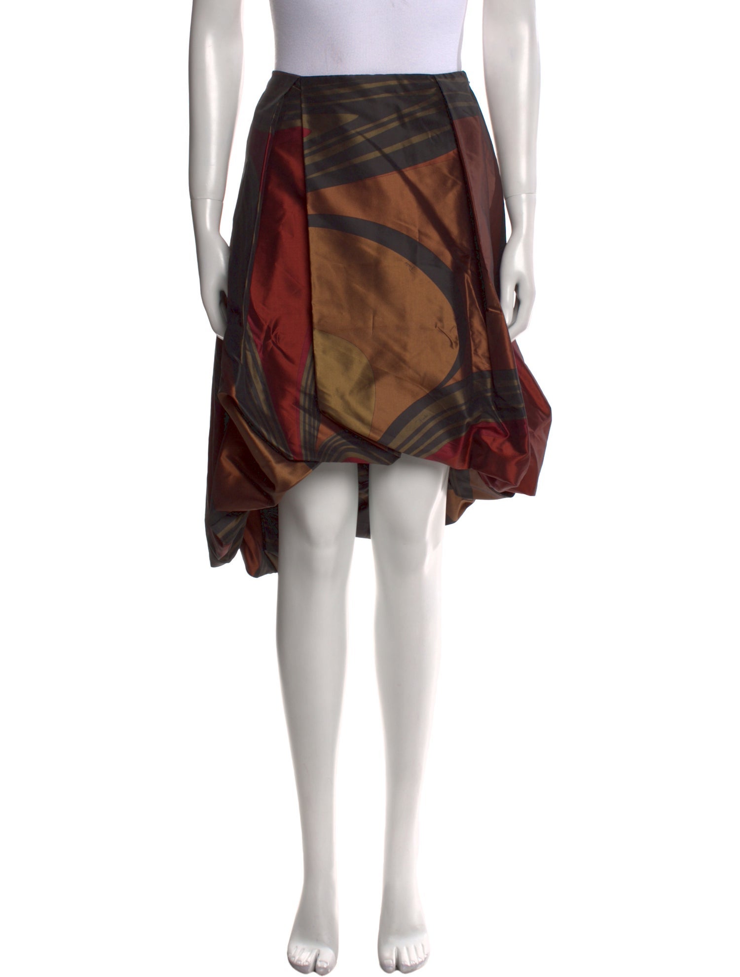 Emilio Pucci Silk Knee-Length Skirt w/ Tags