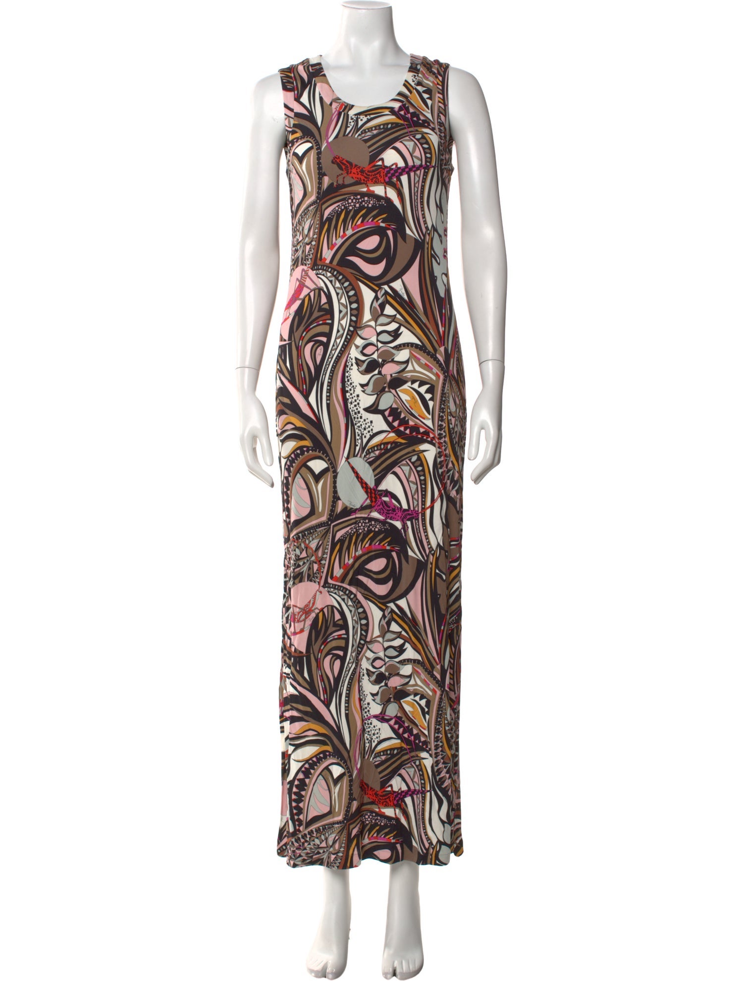 Emilio Pucci Printed Long Dress