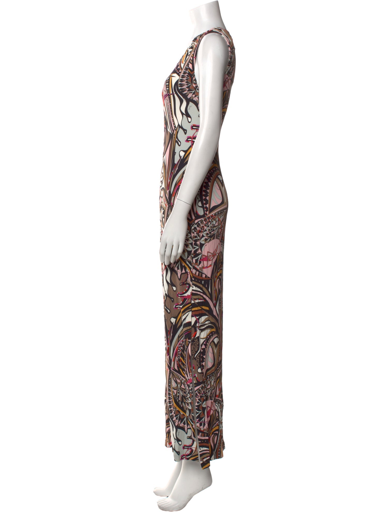 Emilio Pucci Printed Long Dress
