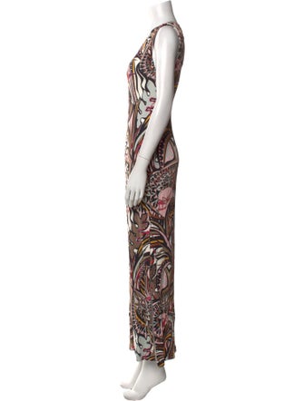 Emilio Pucci Printed Long Dress